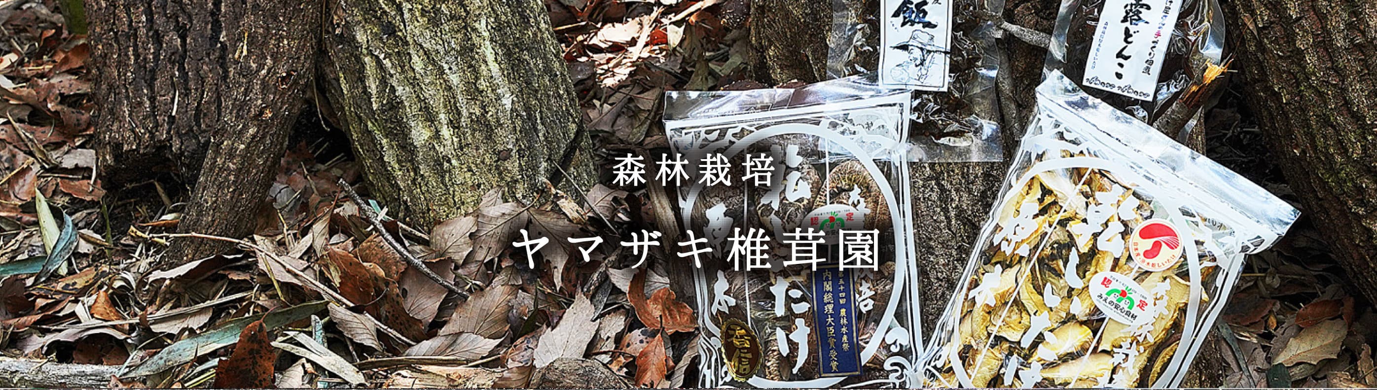 ヤマザキ椎茸園　商品紹介トップ